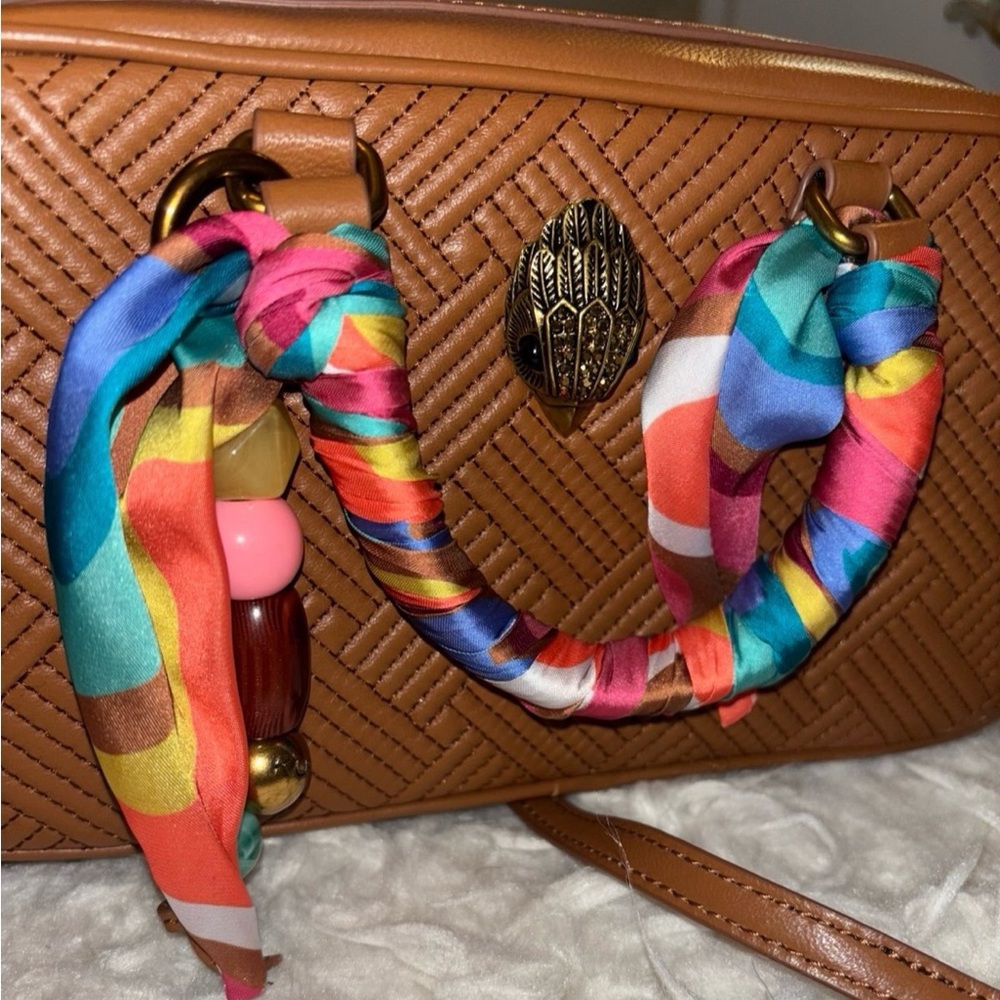 Kurt Geiger Small Kensington Quilted Leather Duffel Bag